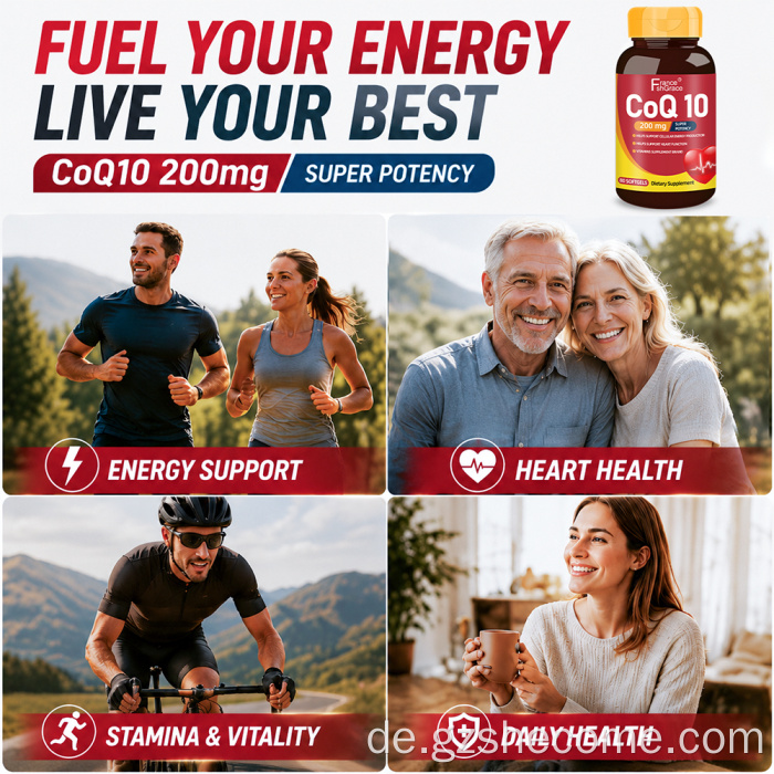 Shecome Coq10 Softgels unterstützen die Herzgesundheit